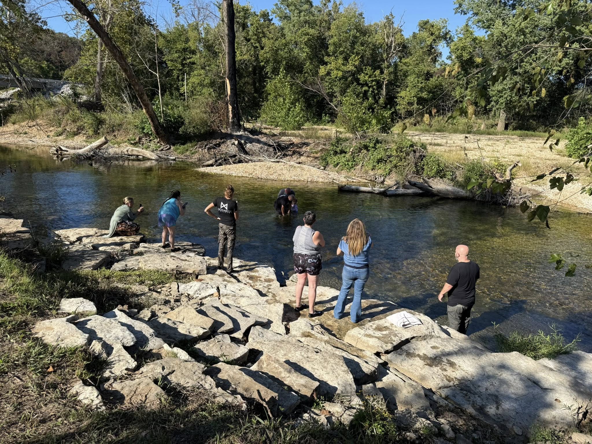 Baptism at the Finley River